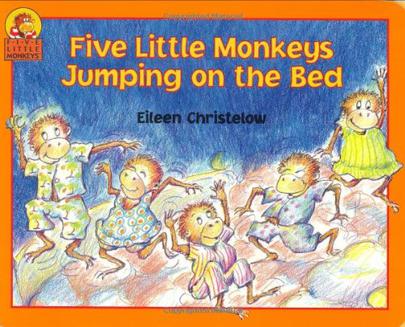 say good night to mama, the five little monkeys start to jump on
